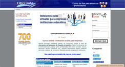 Desktop Screenshot of ciberaula.com