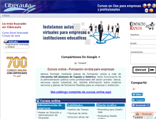 Tablet Screenshot of ciberaula.com